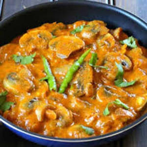Mushroom Malai Matar