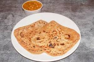 Plain Paratha with Sabji