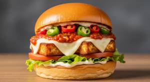 Paneer cheese burger