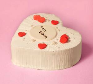 Vanilla Cake Heart Shape 