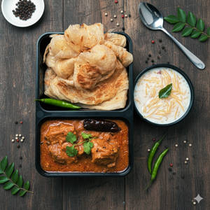 2 Parotta + Half Chicken Curry + Payasam