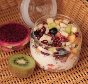Greek Yogurt Seasonal Fruit Dessert