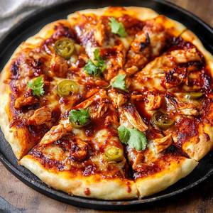 Barbecue chicken pizza