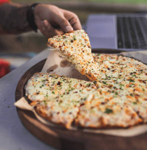 Garlic Bread Pizza