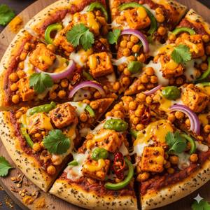 Bm soya paneer pizza