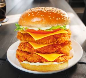 Chicken Burger [Triple Patty]