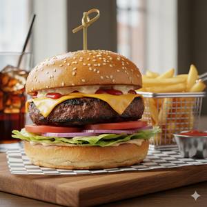 Double Aloo Tikki Burger