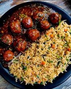 Manchurian With Fried Rice