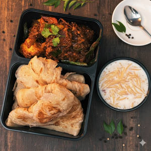 2 Parotta + Half Kerala Paneer + Payasam