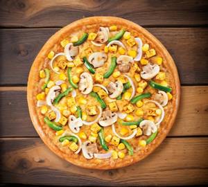 Mushroom cheese pizza