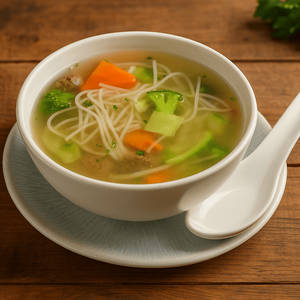Veg. Clear Noodles Soup