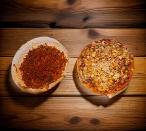 Fried rice + paneer corn pizza [7 inches]