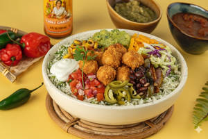 Fried Chicken Burrito Bowl