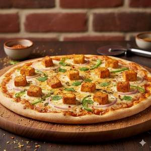 Paneer makhani pizza