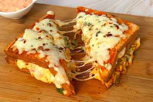 Veg double cheese sandwich