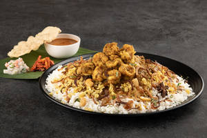 Prawns Thalassery Biryani (kaima Rice)