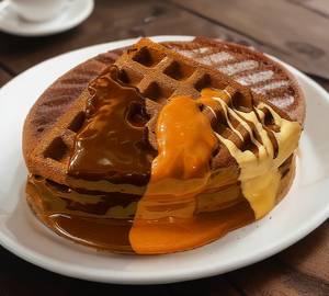 Triple Chocolate Waffle
