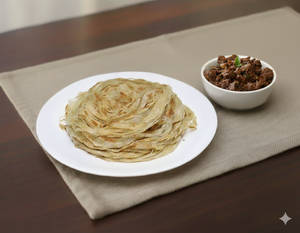 Parotta [3 Pieces] with Beef Roast