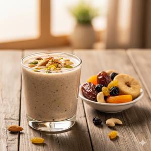Dry fruits shake