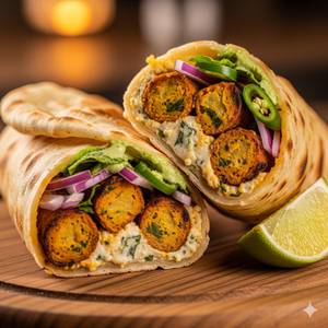 Afghani Soya Chaap Roll