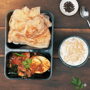 2 Parotta + Half Egg Roast + Payasam