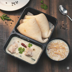 2 Appam + Half Chicken Stew + Payasam