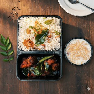 Half Chicken Thalassery Biriyani + Chi 65 + Paysam