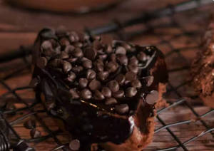 Choco-chips waffle