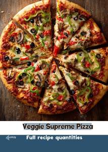 Veggie supreme pizza