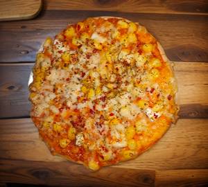 Paneer and cheese corn pizza [8 inches]