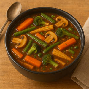 Mix Vegetables In Hot Garlic Sauce