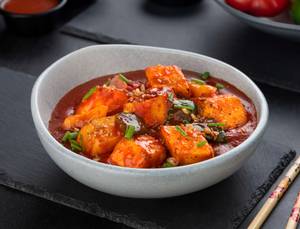 Paneer in Hot Garlic Sauce