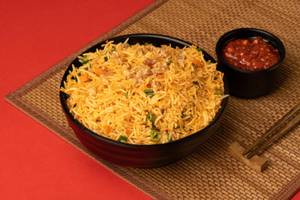 Veg Burnt Garlic Fried Rice