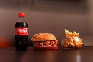 Chicken Burger Combo With Fries