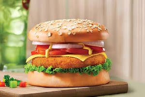 Veg crispy burger