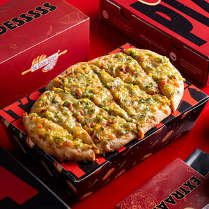 Jain Mumbai Cheese Chilli Flatbread