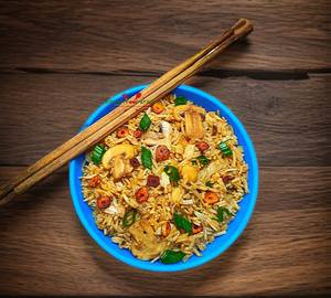 Burnt Garlic Mushroom Fried Rice