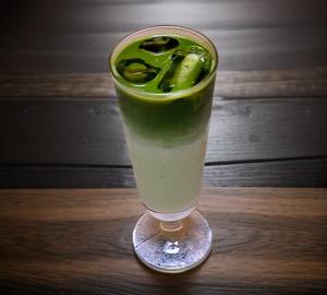 Coconut Oat Matcha Iced Latte