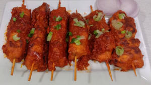 Chicken Sticks With Schezwan Sauce- Starter.