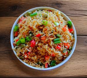 Burnt Garlic Veg Fried Rice