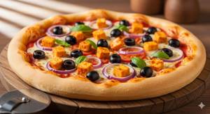 Panner Olive Pizza