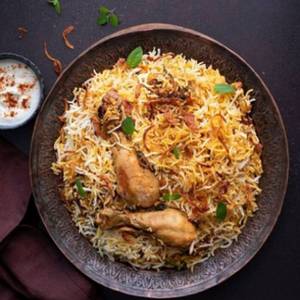 Chicken Crispy Strips Dum Biryani