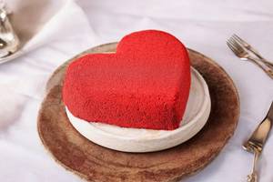 Heart Shape Red Velvet Cake