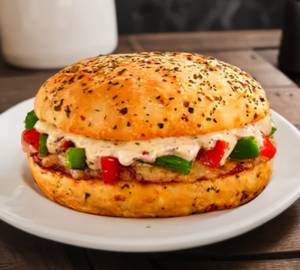 Burger Pizza _Classic Veg