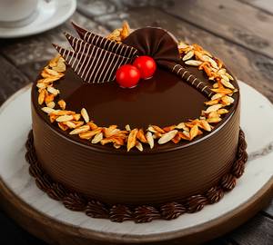 Eggless Choco Cream Cake