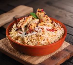 Malai Soya Chaap Biryani