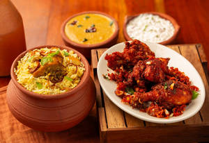 Thalassery Chicken Biriyani & Vizhinjam Chicken