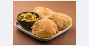 Puri sabji [4 pieces]