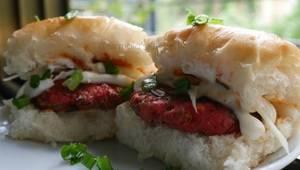 Cheese Vada Pav with Mayonaise Vada Pav.