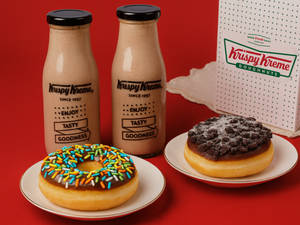 Cold Coffee & Doughnut Duo Combo